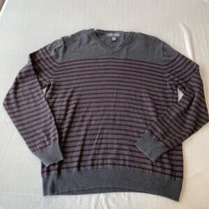 Grayson Dunn Men’s L Cotton Striped Sweater